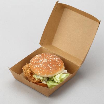 Durable und robuste Kraftpapier-Burger-Takeaway-Boxen