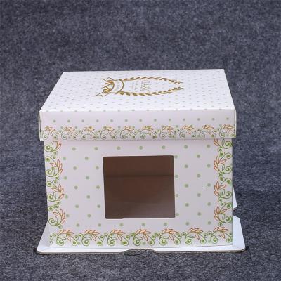 Kundenspezifische Weißbuch-Geburtstagskuchenboxen