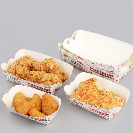 White Paper Food Tray