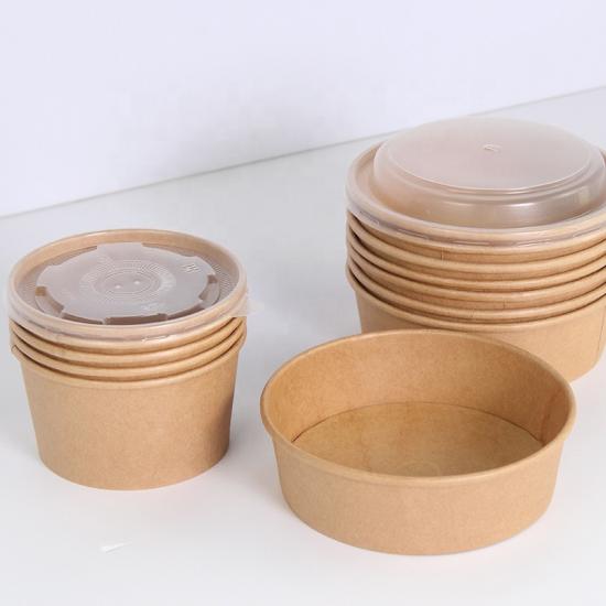 Disposable Kraft Soup Paper Bowls