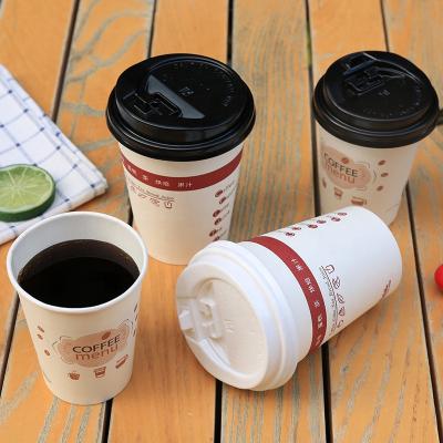 doppelwandige Einweg-Kaffeetasse aus Papier mit individuellem Logo
