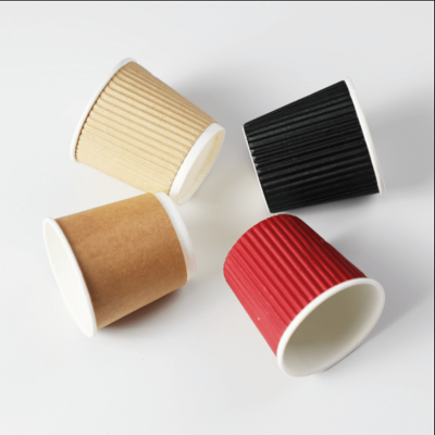 7oz Kraft Paper Hot And Cold Coffee Cup