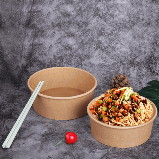Holiday Large Eco Paper Bowls