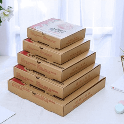 umweltfreundliche rechteckige Pizza-Dinner-Box
