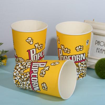 Einweg-Popcorn-Papiereimer-Chip-Verpackungsbox
