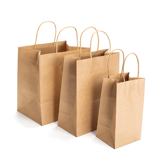 Recycled eco friendly paper bags