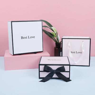 White Flip Gift Packaging Boxes