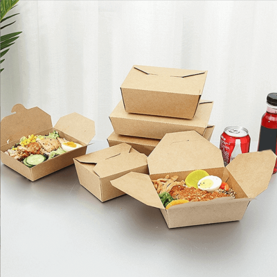 dekorative Sandwichverpackung aus Papier für Lebensmittel
