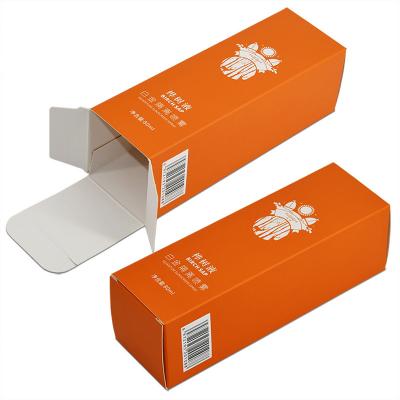 faltbare Kosmetik Hautpflege Papierbox benutzerdefiniertes Logo
