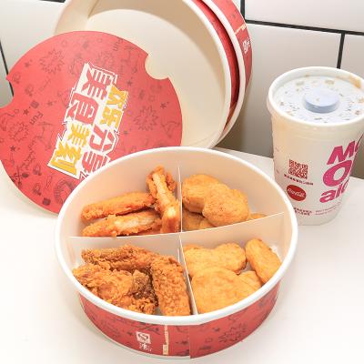 Einweg-Fast-Food-Huhn-Verpackungspapiereimer
