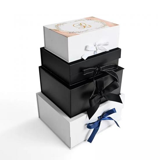 Magnetic Packaging Gift Box With Ribbon