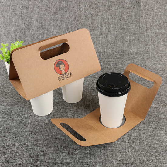 paper carrier for coffee cup